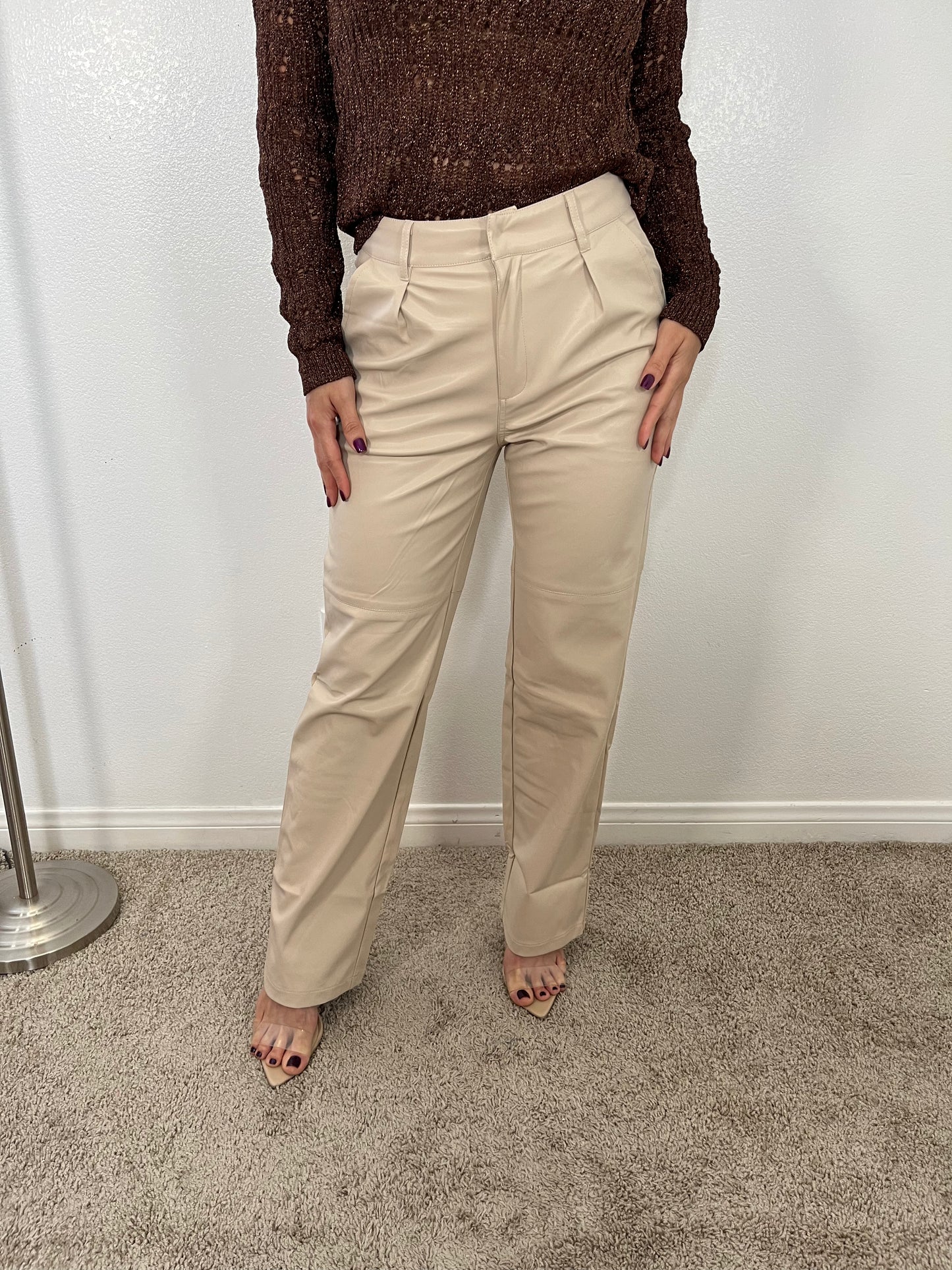 CHIARA LEATHER PANTS