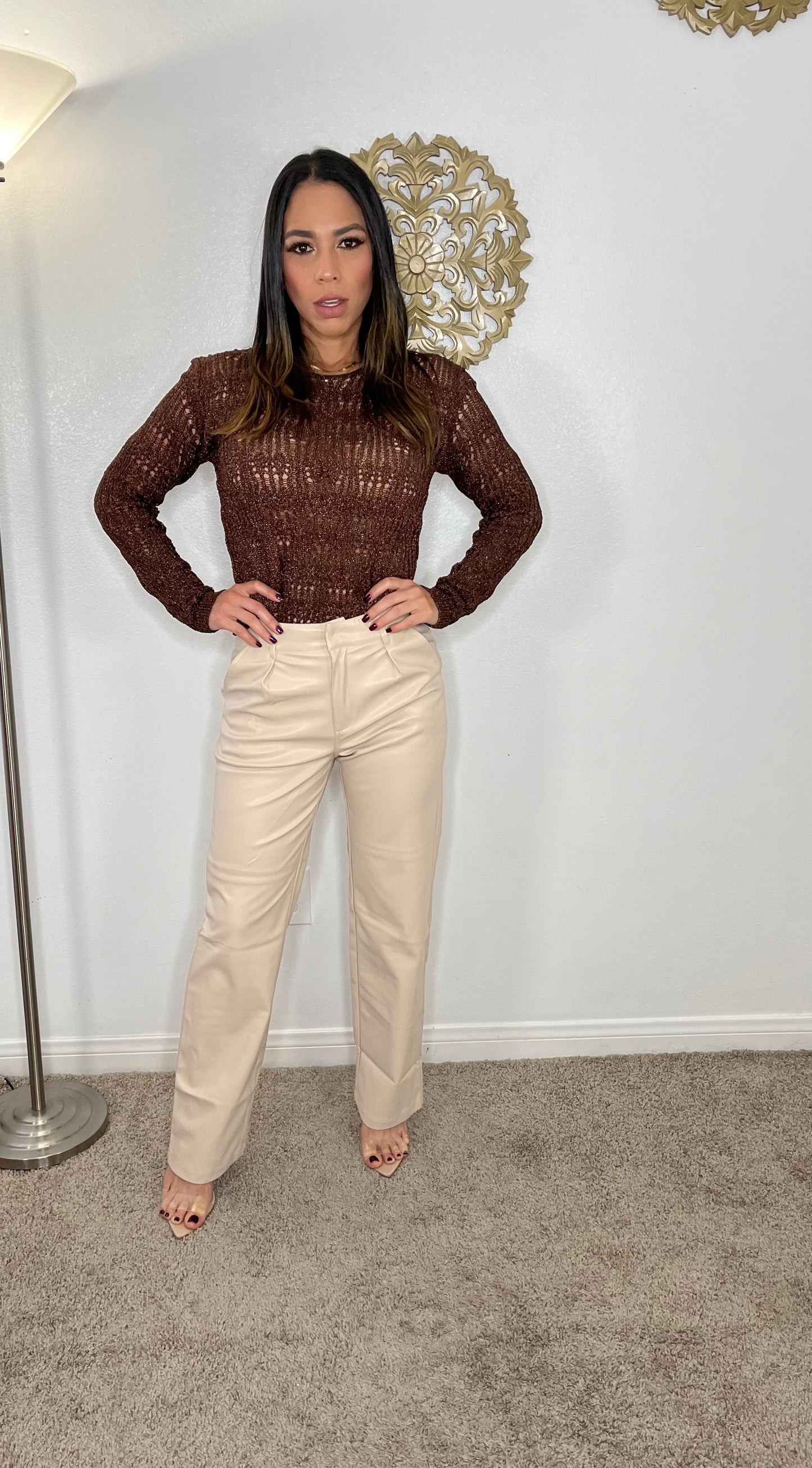 CHIARA LEATHER PANTS