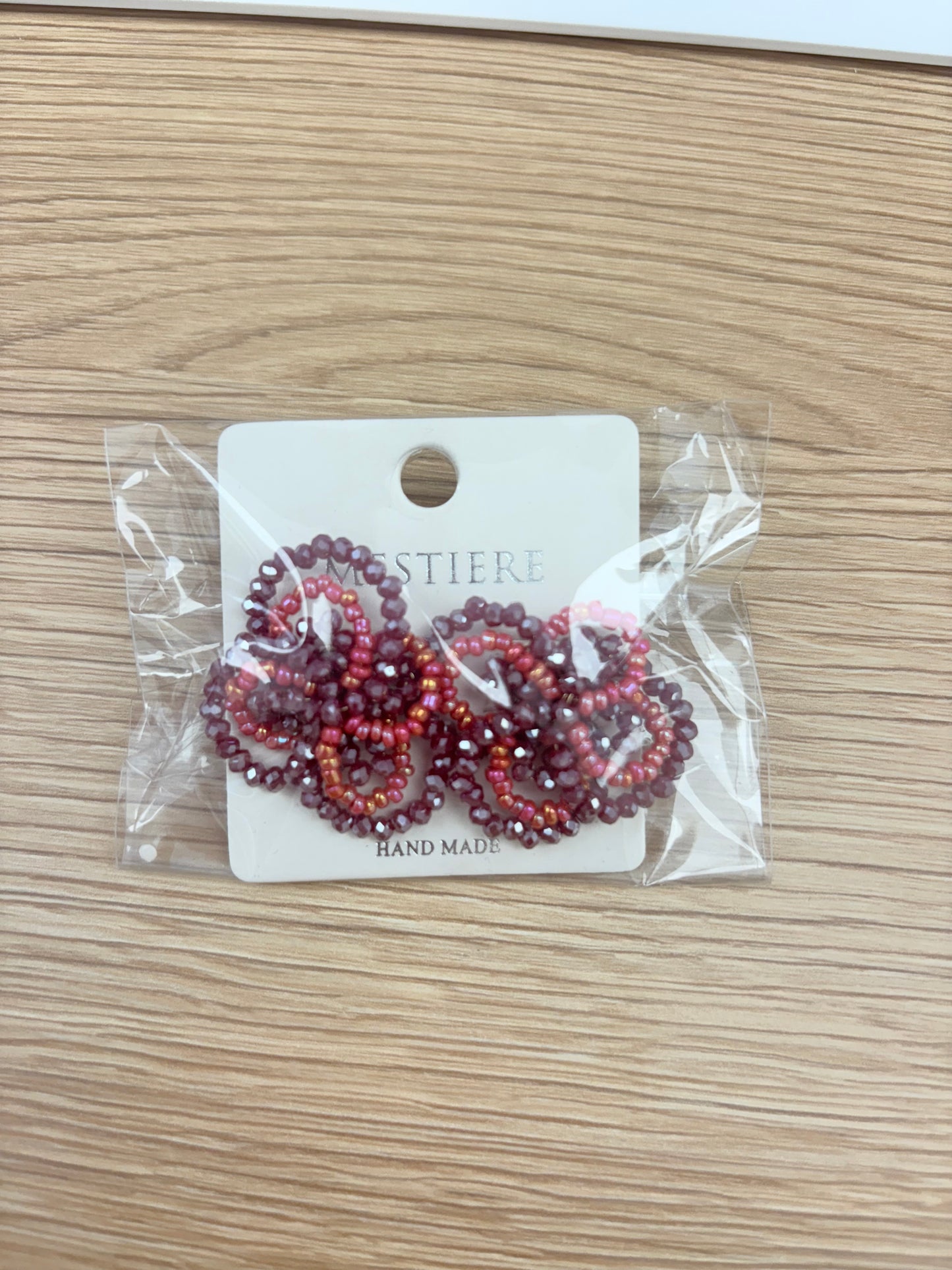 Berry & Rose Beaded Earrings